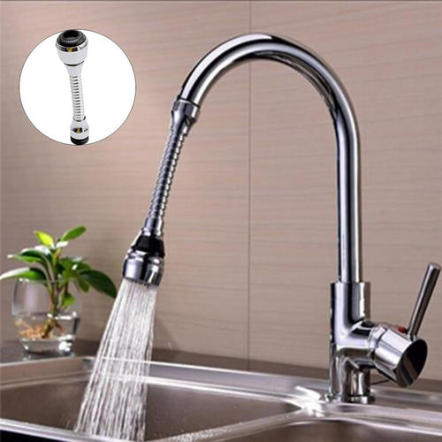 14cm 360 Degree Sink Mixer Kitchen Chromed Swivel Tap ABS Faucet Nozzle Sprayer Aerators 22 x 24mm Kitchen Bathroom Fixture