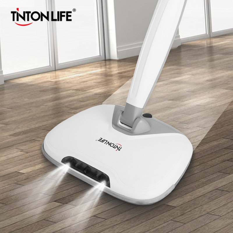 Cordless Dual Spin Electric Mop Floor Cleaner Spray Wax Mop Flexible Cleaning Appliances With For Wet&Dry Use