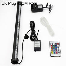 Load image into Gallery viewer, UK US EU Plug Aquarium Lighting 5050 RGB LED Fish Tank Oxygenation Air Bubble Light Underwater Submersible Lamp Waterproof