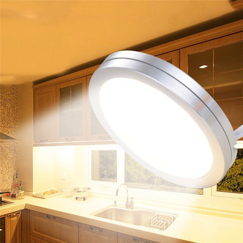 LED Cabinet Light Shelf Showcase Cupboard Closet Lamp Kitchen Showcase Puck Downlight Wardrobe Night Counter Lighting Lamps